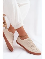 Dámské tenisky z látky Big Star TT274358 Béžové