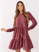 Šaty D10040Z30289 tmavě růžové