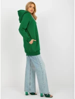 Dámská mikina EM BL 695.25x tmavě zelená - FPrice