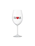 TY A JÁ - čirá sklenice na víno 350 ml TY A JÁ - čirá sklenice na víno 350 ml