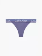 Dámské tanga QF6686E - VDD - Borůvková - Calvin Klein