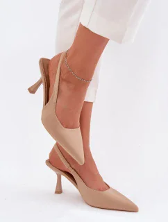 Sandály na podpatku model 214992 Step in style