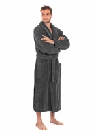 Pánský župan Athena 2116 antracit - Vestis Pánský župan Athena 2116 antracit - Vestis