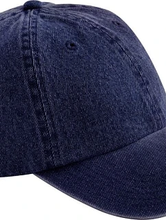 Beechfield B 105 6 Panelová denim kšiltovka 53.0105 indigo
