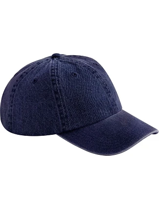 Beechfield B 105 6 Panelová denim kšiltovka 53.0105 indigo Beechfield B 105 6 Panelová denim kšiltovka 53.0105 indigo