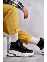 Dámská vysoká sportovní obuv GOE KK2N4098 Černe