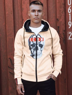FashionStreet pánská světle béžová mikina BX5839