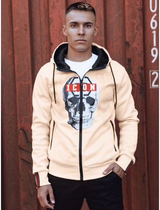 FashionStreet pánská světle béžová mikina BX5839