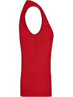 Daiber JN 656 Dámská svetrová vesta s výstřihem do V 02.0656 red Daiber JN 656 Dámská svetrová vesta s výstřihem do V 02.0656 red