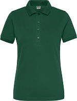 Daiber JN 1805 Dámské pracovní elastické bio polo - Solid 02.1805 dark green