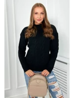 Svetr nasazený přes hlavu černý