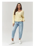 Svetr na zapínání  model 223254 Makadamia