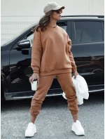 Dámský teplákový komplet ARIELLA PREMIUM mocha FashionStreet AY1097