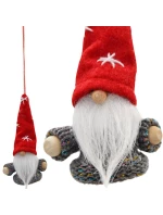 PŘÍVĚSEK S CETKOU TRPASLÍK ČERVENÝ 11CM