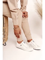 Dámské Kozene Tenisky Big Star Bílé V274869