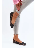 Dámské gumové baleríny černé Salam