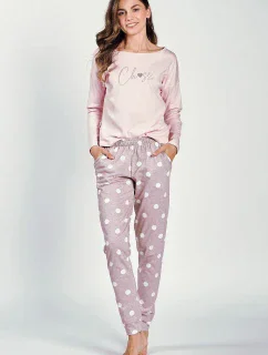 Taro Libby 3214 Libby long/r S-XL dámské pyžamo