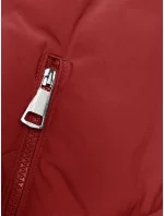 Červená zimní bunda s kapucí (LHD-23015) Červená zimní bunda s kapucí (LHD-23015)