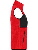 Daiber JN 1309 Dámská fleecová vesta 02.1309 red/black