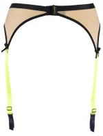 Podvazkový pás V-10142 béžovo/černá - Axami