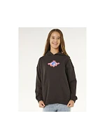 Dívčí mikina RIP CURL Sunshine Squad Hood – Girl, černá Dívčí mikina RIP CURL Sunshine Squad Hood – Girl, černá