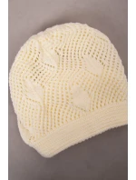 Dámská čepice Uliana K408 dark ecru