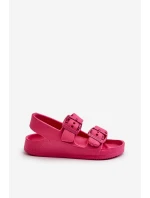 Dětské lehké sandály s přezkami BIG STAR NN374540 Fuchsie