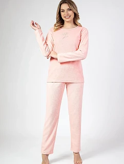 Dámské pyžamo Regina 677 dlouhé/r froté S-XL