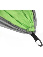 CHLADNÝ TURISTICKÝ HAMMAK PRO 2 OSOBY 300x140 cm S ODNÍMATELNÝM MOSKITEM