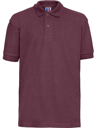 Russell Athletic 599B Dětské piqué polo z těžké bavlny 10.599B burgundy