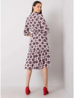 Šaty LK SK 508525.17 bílé a červené