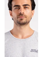 Pánské pyžamo dlouhé World around Pánské pyžamo dlouhé World around