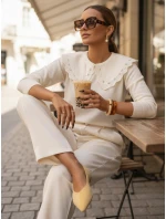 Dámské semišové baleríny se špičatou špičkou, jasně žluté FashionStreet ZY1422