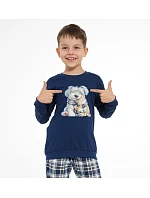 Pyžamo Cornette Young Boy 966/185 Home Friends, délka rukávů 134–164