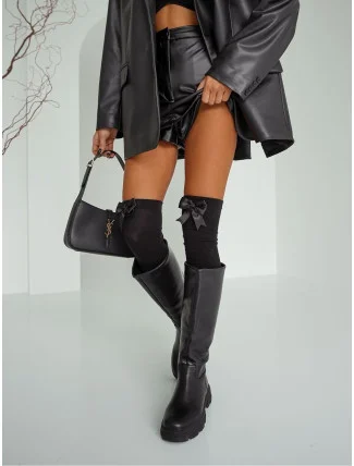 Milena podkolenky 1559-001 S velkou mašlí 37-41 Milena podkolenky 1559-001 S velkou mašlí 37-41