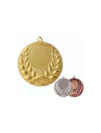 Obecná zlatá medaile s prostorem pro emblém 25 mm - ocelová medaile