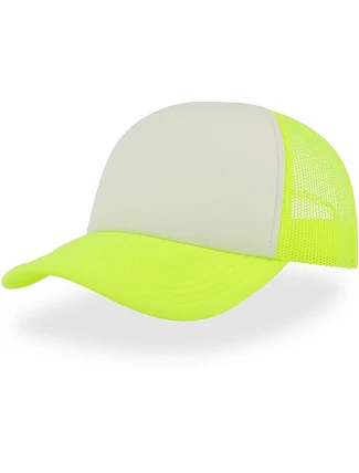 Atlantis Headwear Rapper 5 panelová síťovaná kšiltovka 33.2070 yellow fluo Atlantis Headwear Rapper 5 panelová síťovaná kšiltovka 33.2070 yellow fluo
