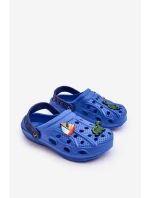 Dětské pěnové lehké sandály Crocs Modre Sweets