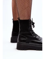 Dámské pracovní kotníkové boty se šněrováním černá Dedinva Dámské pracovní kotníkové boty se šněrováním černá Dedinva