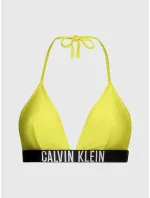 Dámský plavkový vrchní díl bikin KW0KW01967 LRF neon.žlutá - Calvin Klein