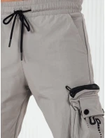 Pánské bojové kalhoty šedé FashionStreet UX4156