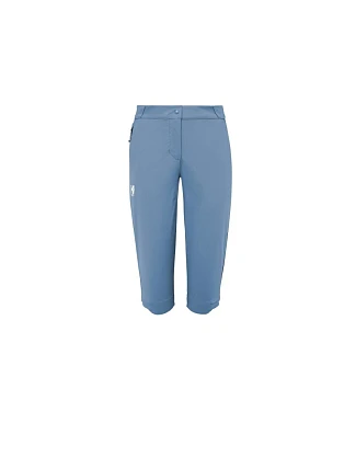 Dámské šortky MILLET UBIC STRETCH 3/4 PANT v modré barvě