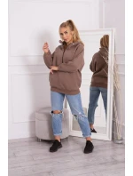 Mikina s kapucí mocca Mikina s kapucí mocca