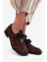 Dámské barefoot polobotky z přírodního semiše D&A CR62-3460 hnědé Dámské barefoot polobotky z přírodního semiše D&A CR62-3460 hnědé