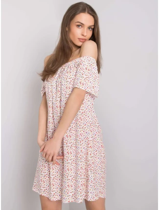 Šaty D73771M30145G bílé a červené