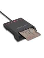 ČTEČKA ČIPOVÝCH KARET QOLTEC ID USB 2.0 | PLUG&PLAY