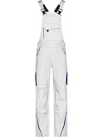 Daiber JN 848 (62) Pracovní kalhoty s laclem - Color 02.848X white/royal Daiber JN 848 (62) Pracovní kalhoty s laclem - Color 02.848X white/royal