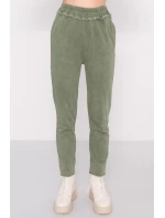 Teplákové kalhoty 15891 khaki