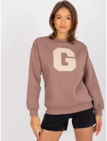 Mikina EM BL 617/G.11 hnědá Mikina EM BL 617/G.11 hnědá