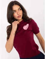 Jumper IT SW 93007.26 bordó